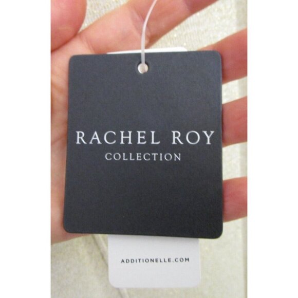 Rachel Roy Collection Plus Size Ivory Gold Combo Short Sleeve Top - Size 3X  NWT - Picture 9 of 16